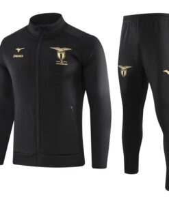 Ensemble de survêtement d’entraînement S.S. Lazio Veste + Pantalon Noir 2023/24