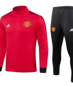 Ensemble de Survêtement d’Entraînement Manchester United Veste + Pantalon Rouge 2023/24