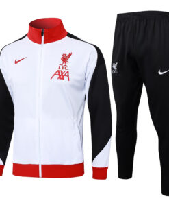Ensemble de survêtement Liverpool veste + pantalon blanc 2024/25