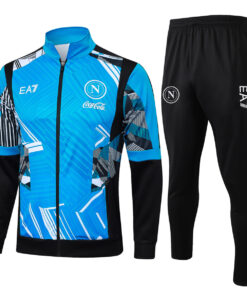 Ensemble de survêtement Napoli Veste + Pantalon Bleu Clair 2024/25