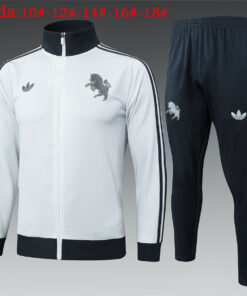 Ensemble de survêtement pour enfants Juventus Veste + Pantalon Gris Clair 2024/25