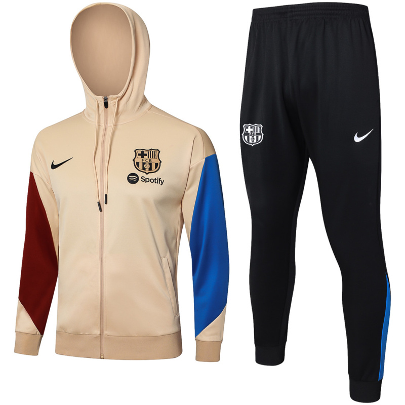Ensemble de survêtement (veste à capuche et pantalon) Barcelone Or 2024/25