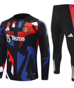 Ensemble d’entraînement Manchester United Camouflage Noir 2024/25