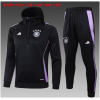 Ensemble Enfant Veste à Capuche Sweat-shirt + Pantalon Noir 2024 Allemagne