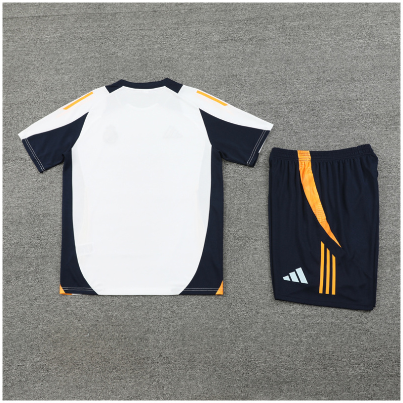 Ensemble d’entraînement court pour enfants Real Madrid blanc 2024/25