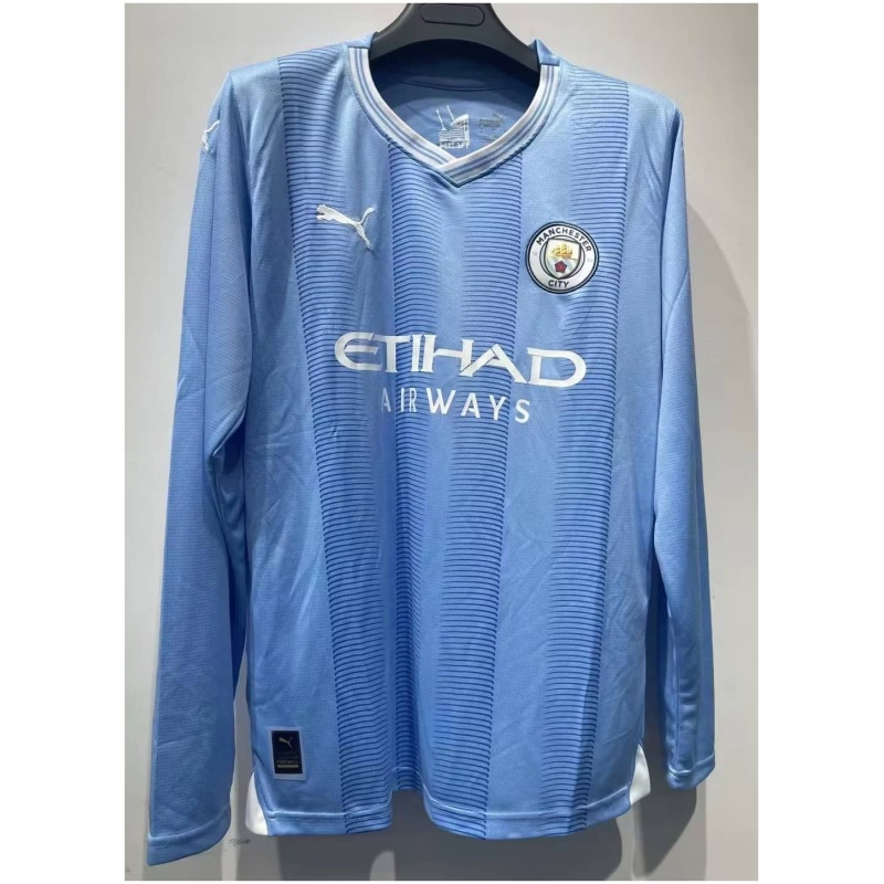 Maillot Domicile Manchester City Manches Longues 2023/24