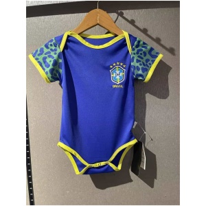 Maillot extérieur du Brésil pour bébés, Coupe du Monde de la FIFA Qatar 2022