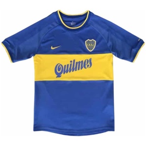 Maillot Domicile Rétro Boca Juniors 2000