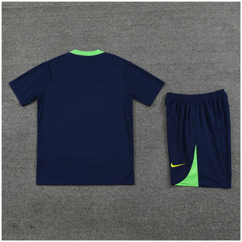 Tenue d’entraînement courte pour enfants Brésil Royal 2024