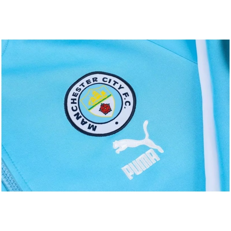 Veste + Pantalon d’Entraînement Manchester City Bleu Ciel 2023/24