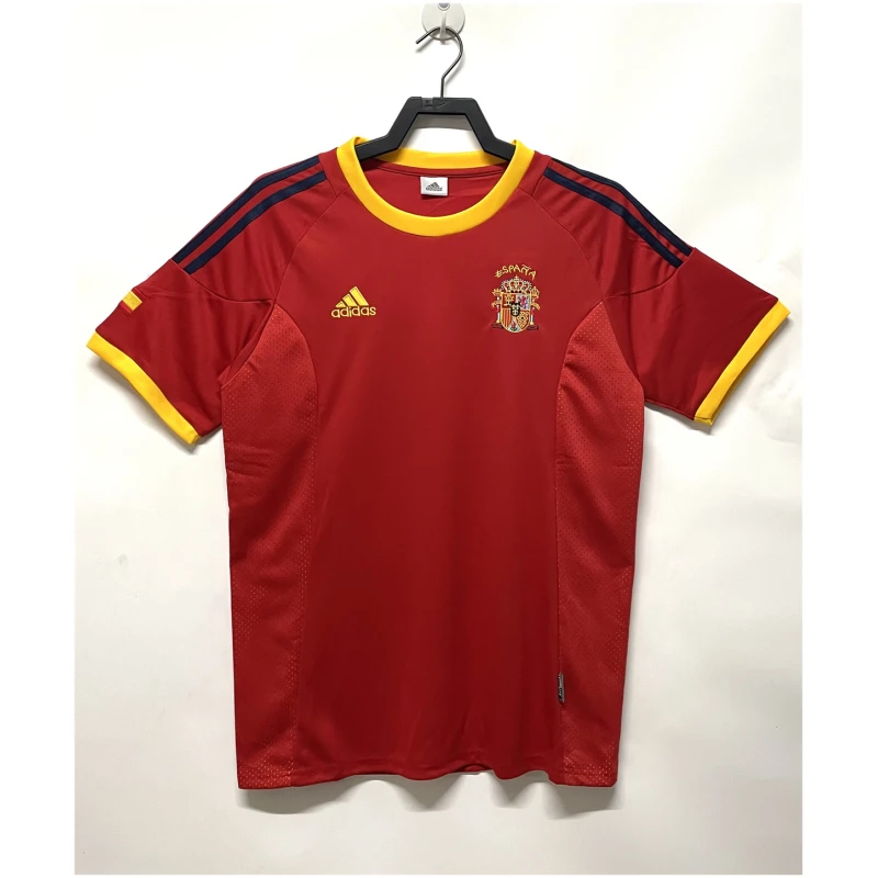 Maillot domicile rétro de l’équipe d’Espagne 2002