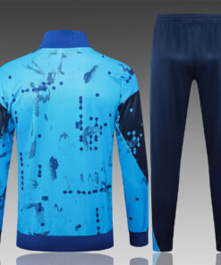 Ensemble d’entraînement pour enfants Chelsea Veste + Pantalon Bleu 2024/25