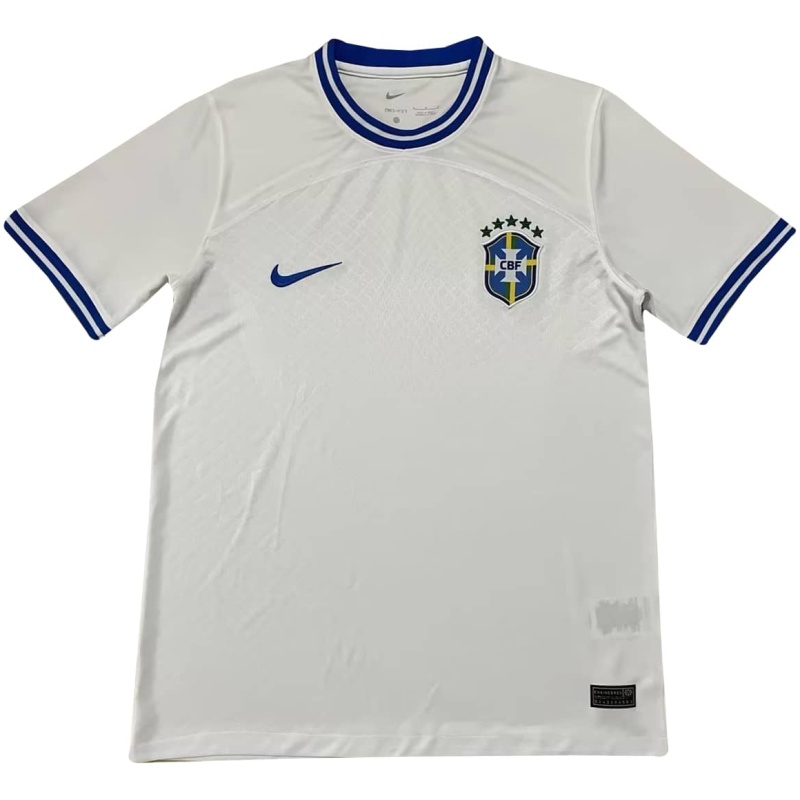 Maillot d’entraînement court Brésil blanc 2022