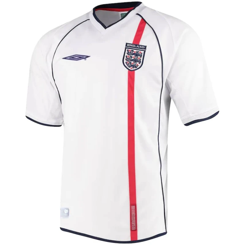 Maillot domicile rétro de l’Angleterre 2002