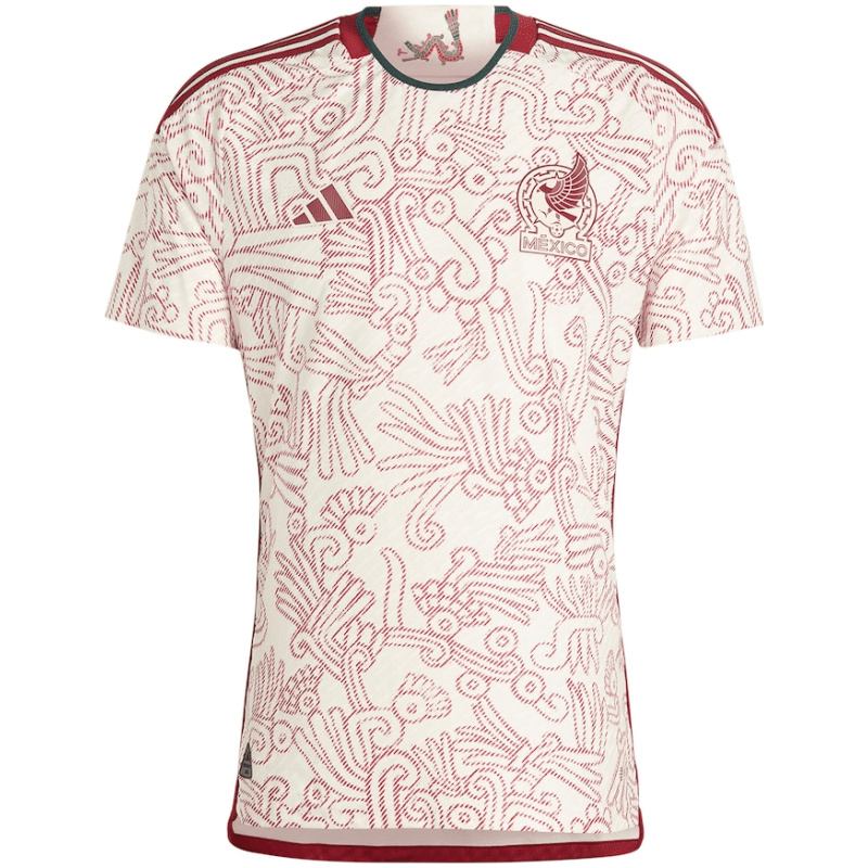 Maillot authentique extérieur du Mexique Coupe du Monde de la FIFA Qatar 2022 – joueur