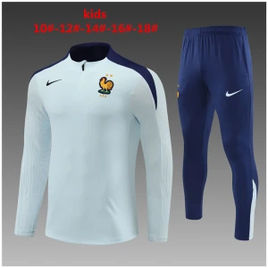 Tenue d’entraînement Enfants France Bleu Pâle 2024