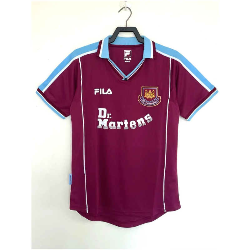 Maillot Domicile Rétro West Ham United 2000/01