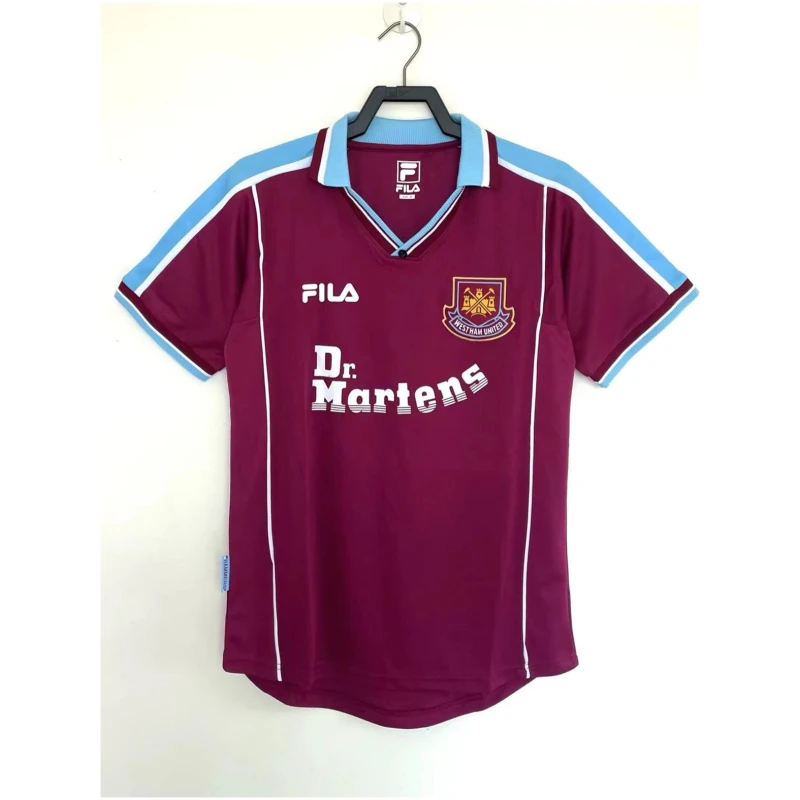 Maillot Domicile Rétro West Ham United 2000/01