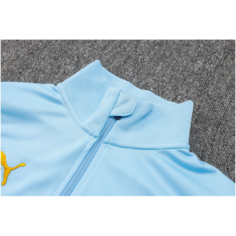 Ensemble de survêtement d’entraînement Manchester City Veste + Pantalon Bleu 2023/24