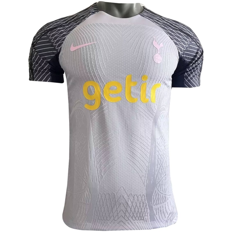 Maillot d’entraînement pré-joueur authentique gris de Tottenham Hotspur 2023/24 – joueur