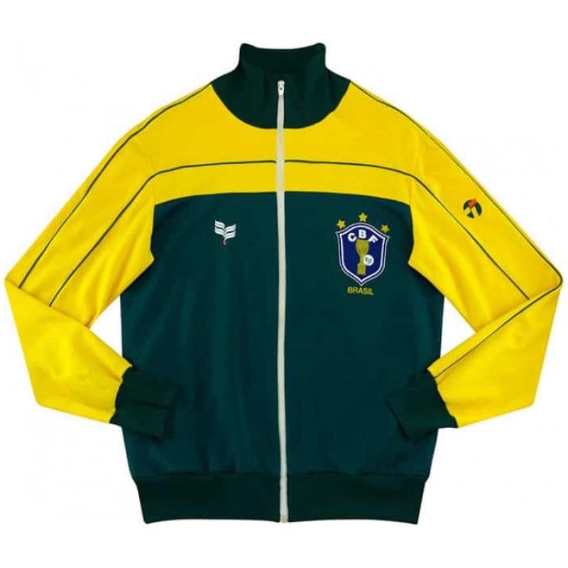 Veste Rétro Brésil Jaune – Verte 1982-1985