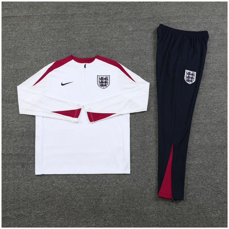 Ensemble d’entraînement pour enfants Angleterre Blanc 2024