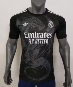 Maillot Édition Spéciale Dragon Noir Real Madrid 2024/25