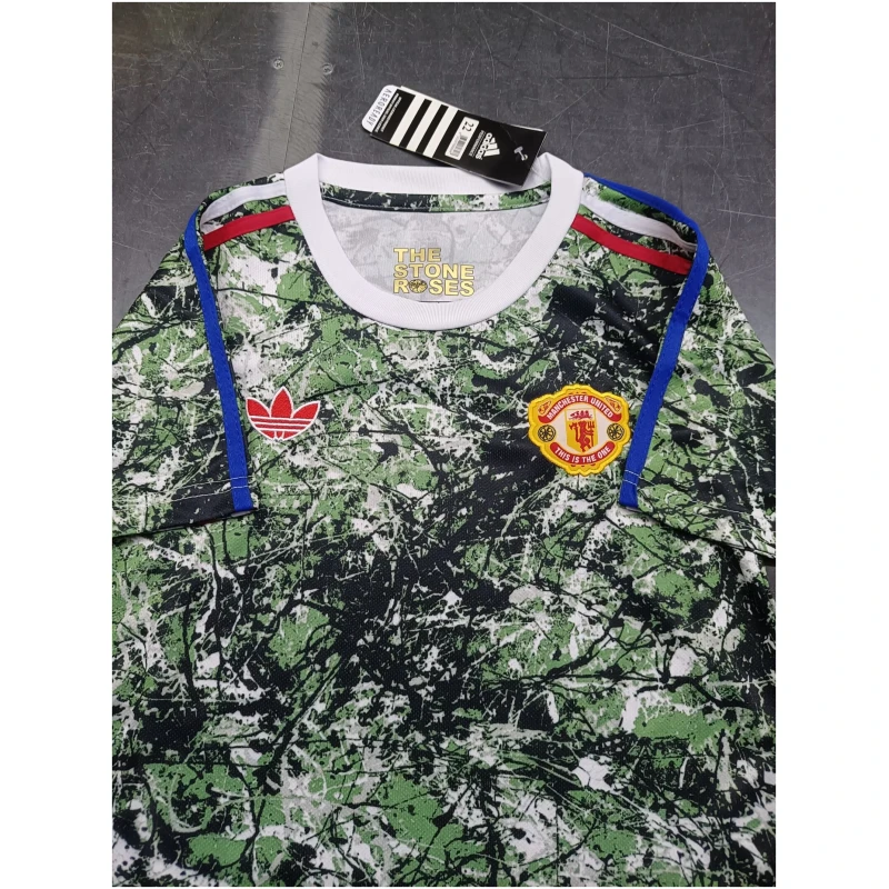 Maillot spécial vert pour enfants de Manchester United 2024/25