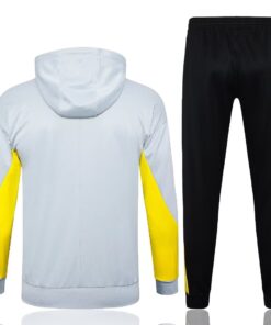 Survêtement d’entraînement Liverpool avec veste à capuche + pantalon gris clair 2024/25