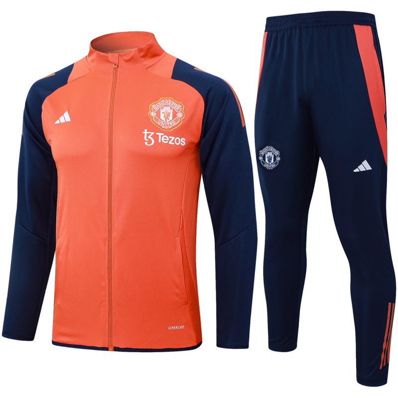 Survêtement d’entraînement Manchester United Veste + Pantalon Orange 2024/25