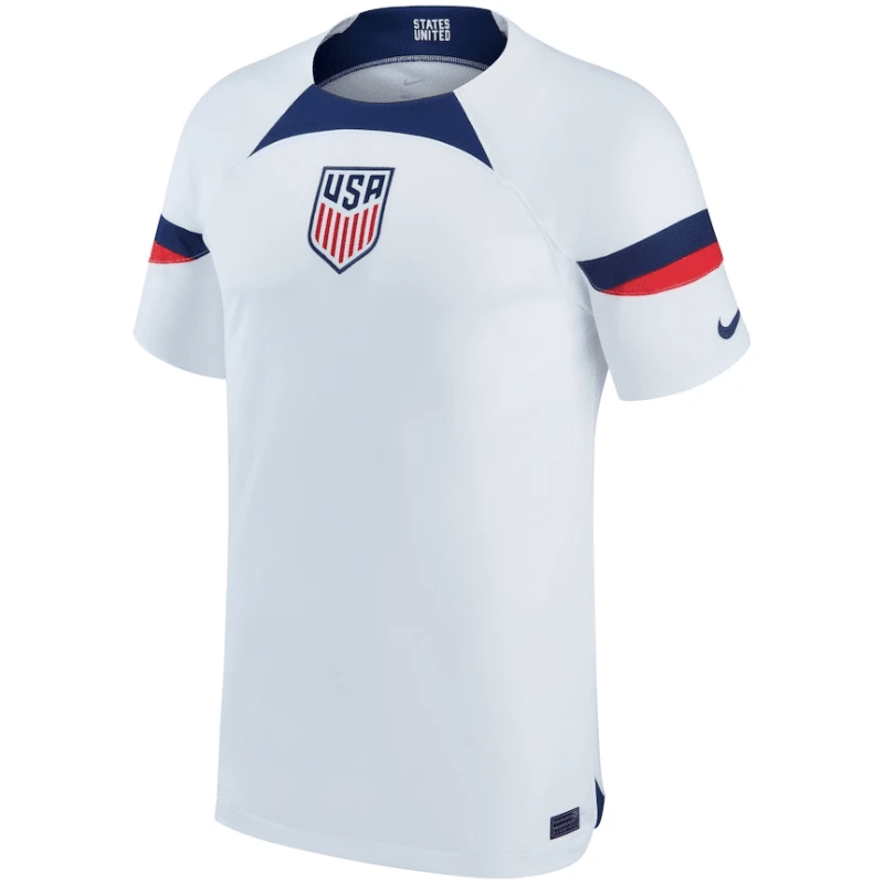 Maillot domicile des États-Unis Coupe du Monde de la FIFA Qatar 2022