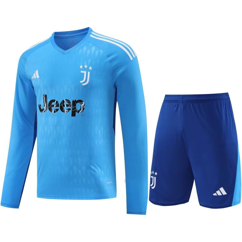 Maillot de Gardien de But Juventus Bleu Manches Longues 2023/24