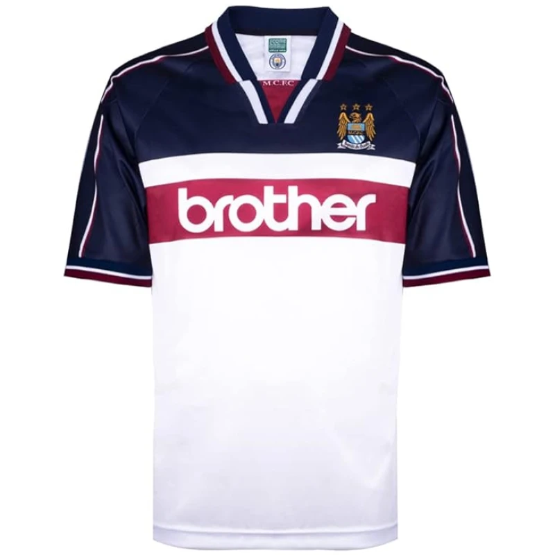 Maillot extérieur rétro de Manchester City 1997/98