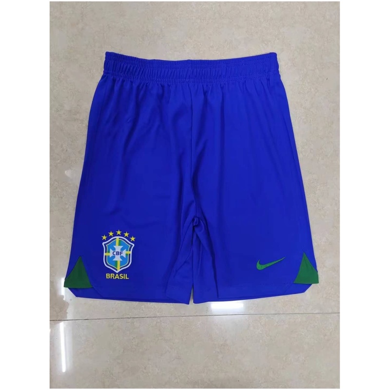 Shorts domicile du Brésil Coupe du Monde de la FIFA 2022 au Qatar