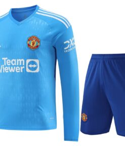 Gardien de but de Manchester United Veste bleue manches longues 2023/24