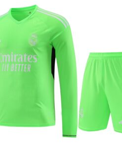 Gardien de but du Real Madrid – Tenue verte à manches longues 2023/24