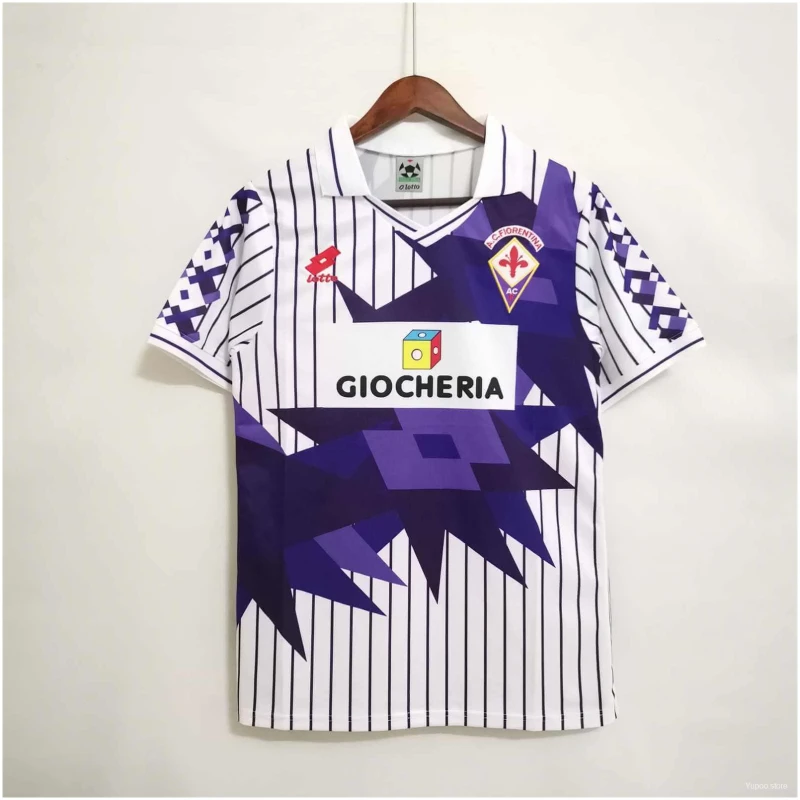 Maillot extérieur rétro de la Fiorentina 91/92