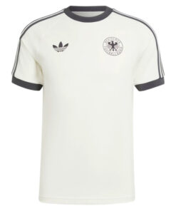 Maillot Adidas Originals Allemagne 3 Bandes en Pur Coton Blanc 2024 – joueur