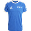 Maillot Adidas Originals Italie 3 Bandes en Pur Coton Bleu 2024 - joueur