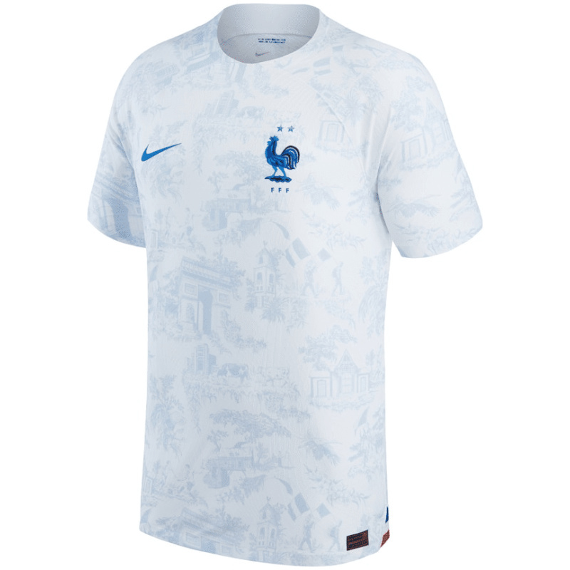 Maillot Authentic Extérieur France Vapor – Coupe du Monde de la FIFA Qatar 2022 – joueur