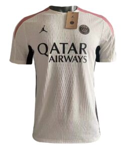 Maillot Authentique Blanc Édition Spéciale PSG x Jordan 2024/25 – joueur