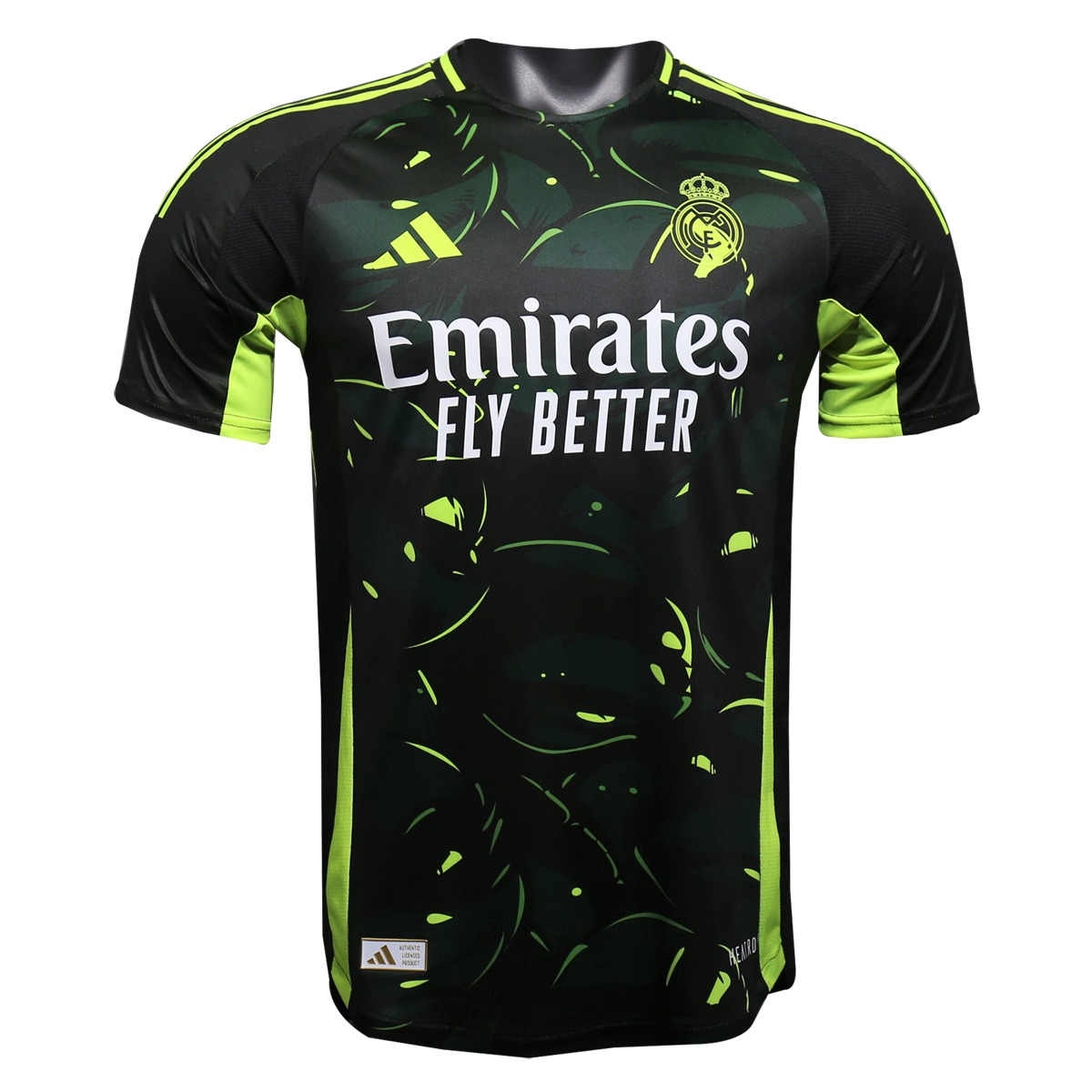 Maillot Authentique Édition Spéciale Noir Real Madrid 2024/25 – joueur
