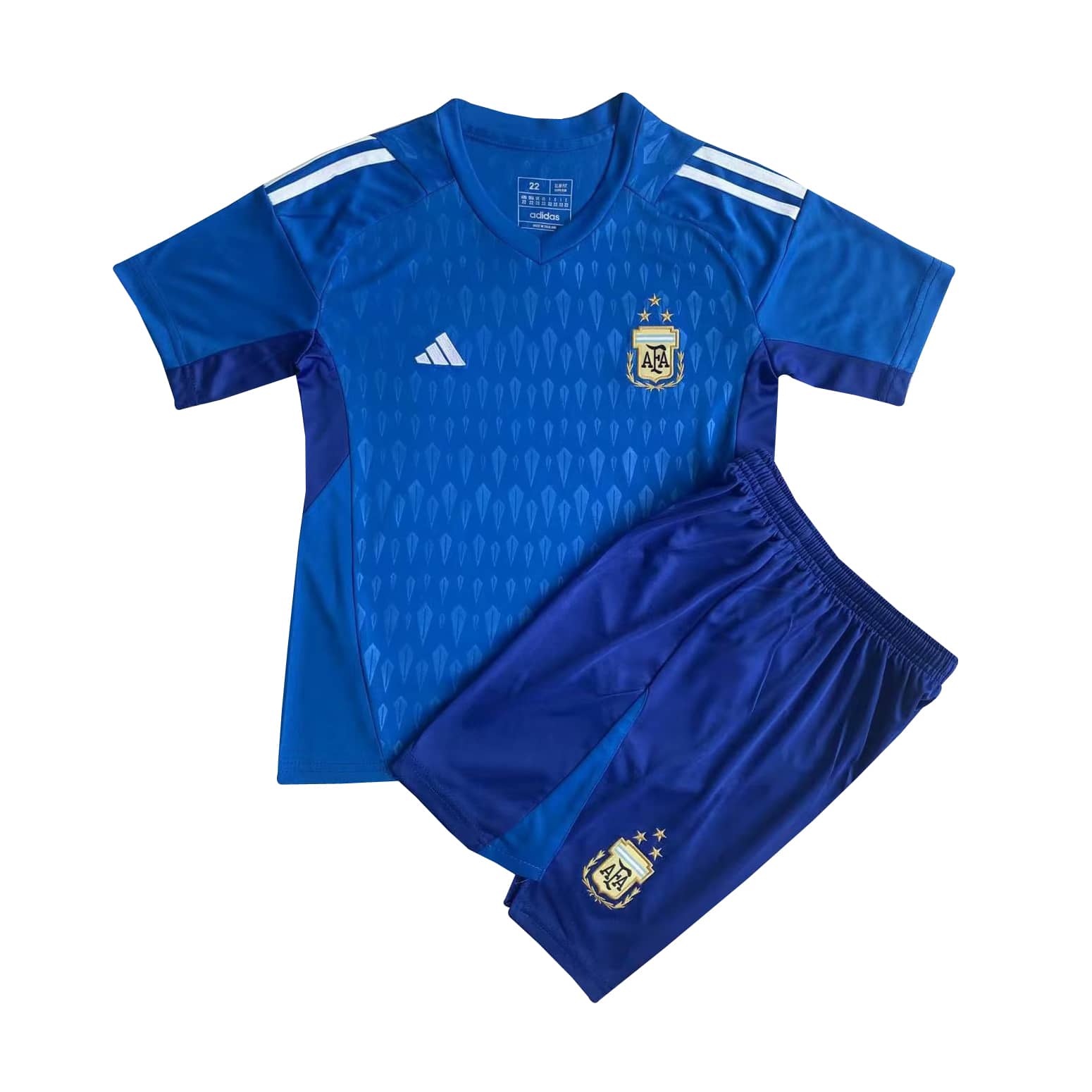 Maillot Bleu Gardien de But Enfant Argentine 2023/24
