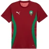 Maillot d’échauffement Maroc 2025 couleur Bourgogne