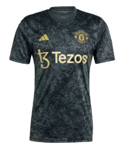 Maillot d'échauffement Stone Rose de Manchester United 2024