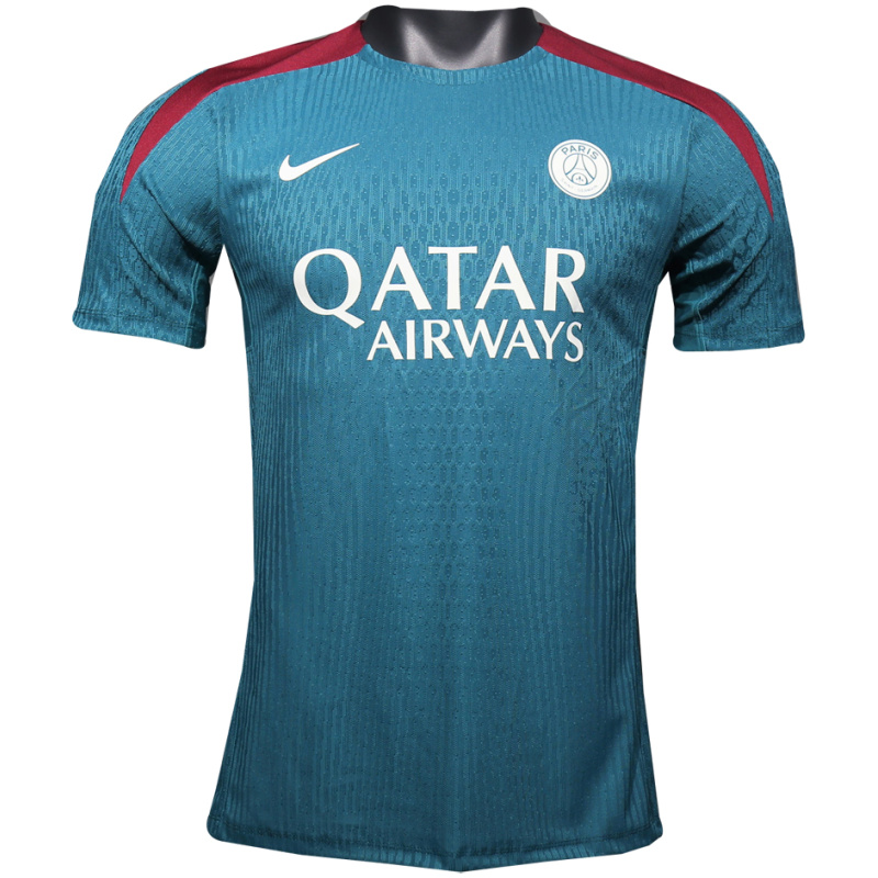 Maillot d’entraînement authentique bleu lac PSG pré-joueur 2024/25 – joueur