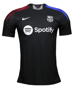 Maillot d’entraînement authentique pré-match Barcelona Noir 2024/25 – Joueur