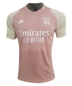 Maillot d’entraînement court avant-match Olympique Lyonnais Rose 2023/24