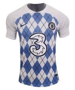 Maillot d’entraînement court blanc Chelsea Pré-joueur 2023/24