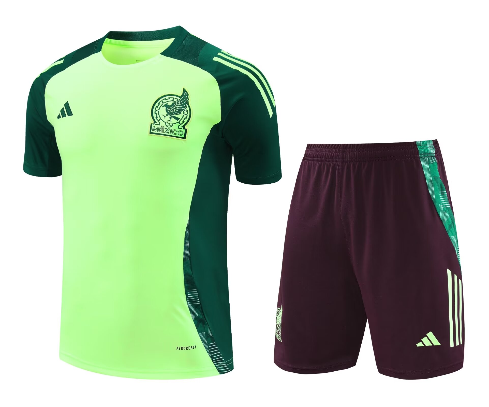 Maillot d’entraînement court du Mexique Jaune 2024